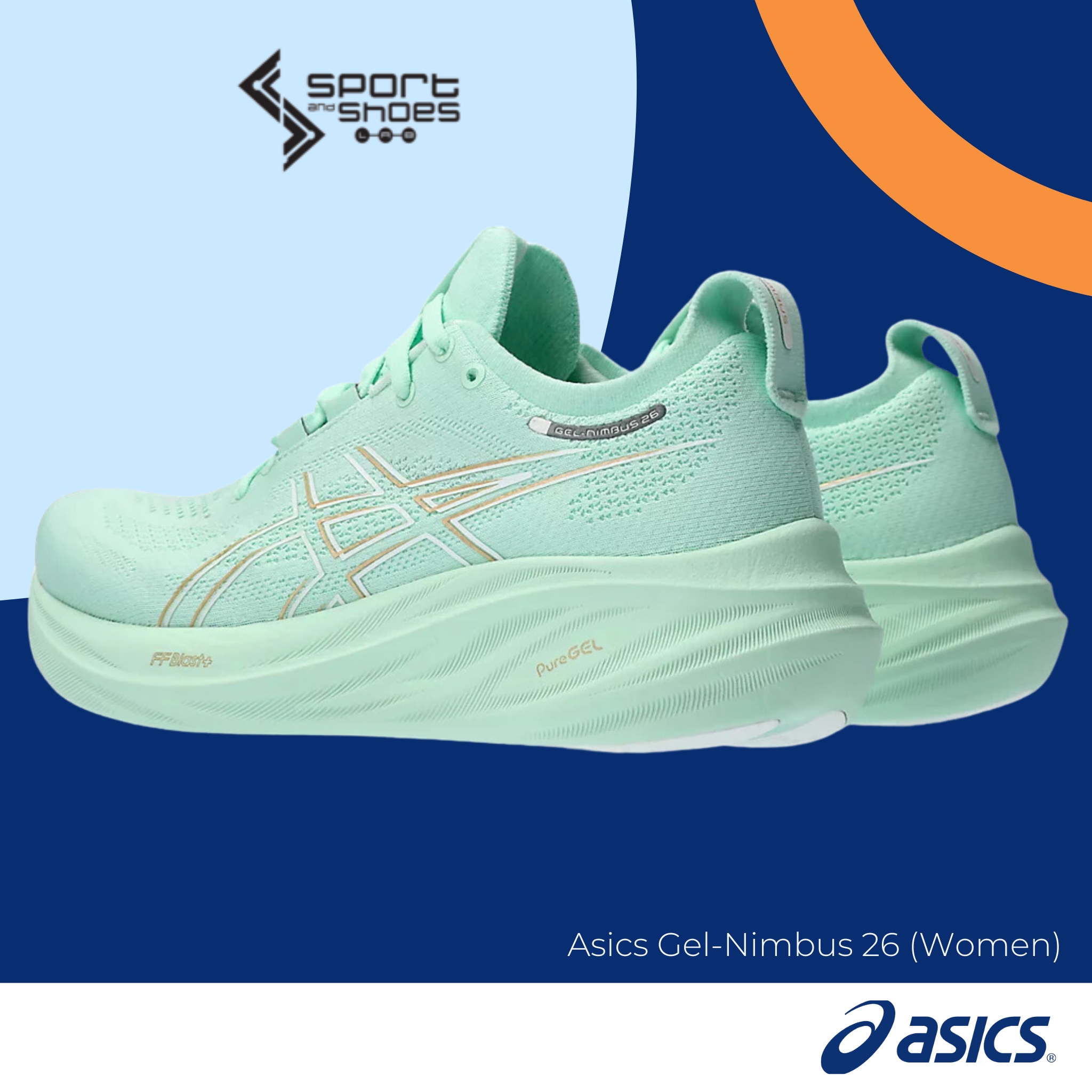 Asics Gel-Nimbus26 WIDE (W) (1012B602-300)